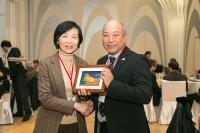 Prof. Kenneth Lee (right) and The Hon. Fanny Law, GBS, JP (left)